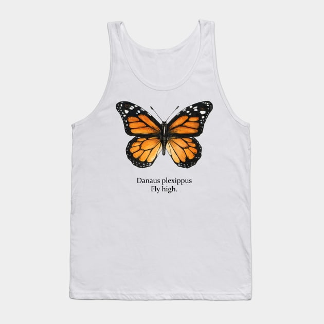 Copy of Danaus plexippus, monarch (quote) Tank Top by blueicedjack